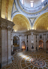 Obraz premium The interior of Engracia church (now National Pantheon). Lisbon. Portugal