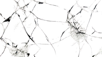 Obraz premium Abstract representation of neural connections on a white isolated background.