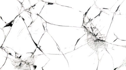 Abstract representation of neural connections on a white isolated background.