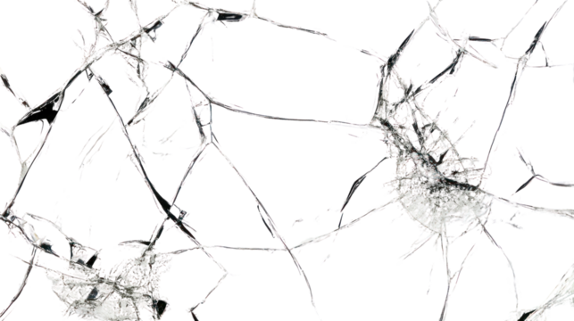 Abstract representation of neural connections on a white isolated background.
