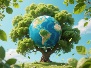 green planet earth