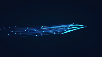 Dynamic abstract design that appears to be moving at high speed creates an optical illusion effect and subtle shadows, a concept in the field of computing, data, or technology development.