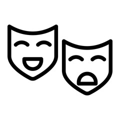 theater Line Icon