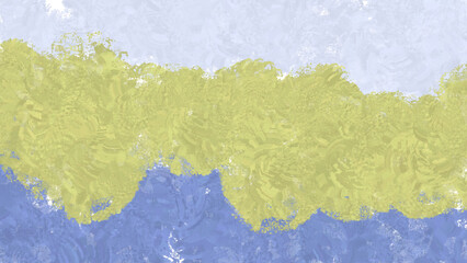 Textured strokes evoking Ukrainian colors. Abstract background for header poster banner backdrop design