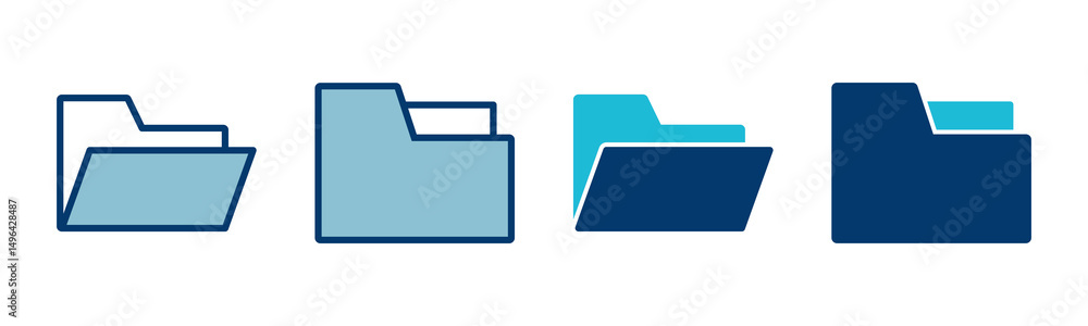 Poster folder icon vector isolated on white background. folder and documents icon. icon archive