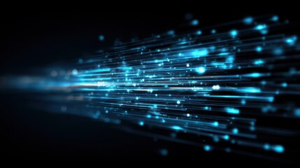 Dynamic abstract design that appears to be moving at high speed creates an optical illusion effect and subtle shadows, a concept in the field of computing, data, or technology development.