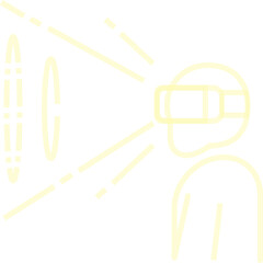 vector illustration of an abstract VR image background