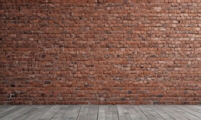 Realistic brick wall backdrop, poster mockup showcasing advertisement,  mockup, brick wall
