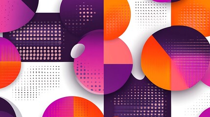 Abstract Geometric Circle Pattern.
