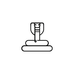 Cobra Line Style Icon Design