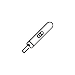 Pregnancy Test Line Style Icon Design
