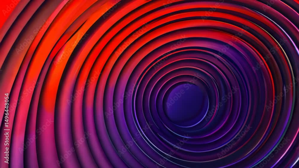 Poster vibrant abstract background with colorful waves and curved lines