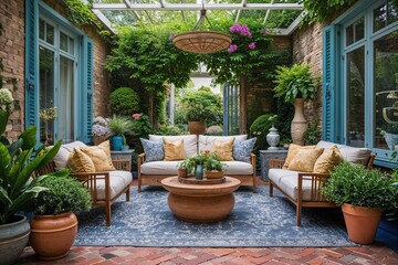 Stunning Garden Interior Photography for Real Estate Marketing and Outdoor Staging