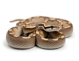 Fototapeta premium snake on a white background