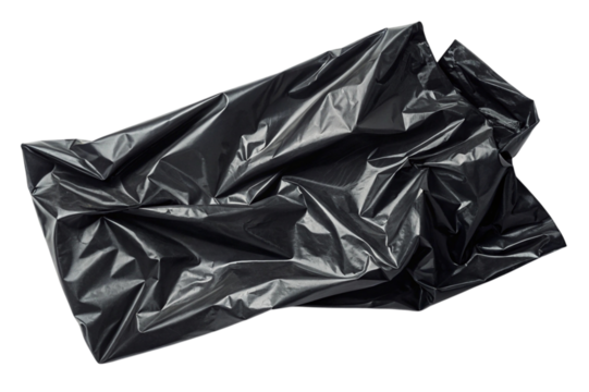black plastic bag