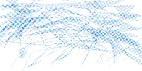 Dots halftone white end blue gradient color pattern grunge texture background. vector illustrator