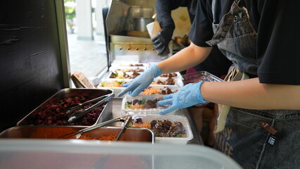 キッチンカーの厨房