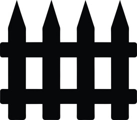 frosted fence post icon vector illustration