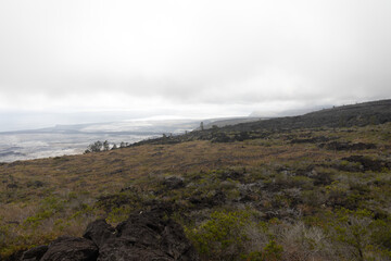 lava field in hawaii