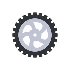 motorcycle wheel icon