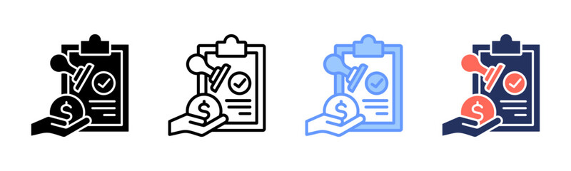 Grants icon sheet multiple style collection