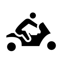 motorcycle rider icon