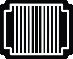 barcode scan frame icon vector illustration