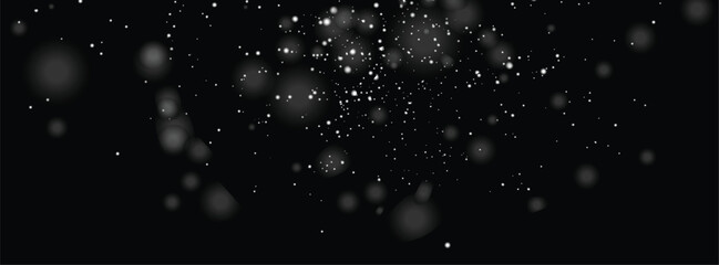 Heavy snowfall snowflakes background design