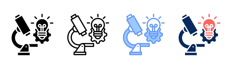 Innovation icon sheet multiple style collection