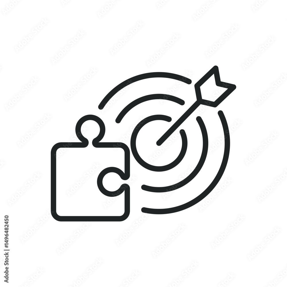 Poster solution thin line icons. editable stroke and perfect pixel on transparent background
