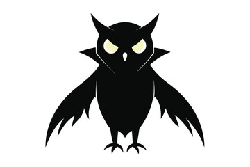 eagle owl vector illustration