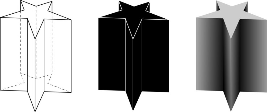 Pentagrammic prism set