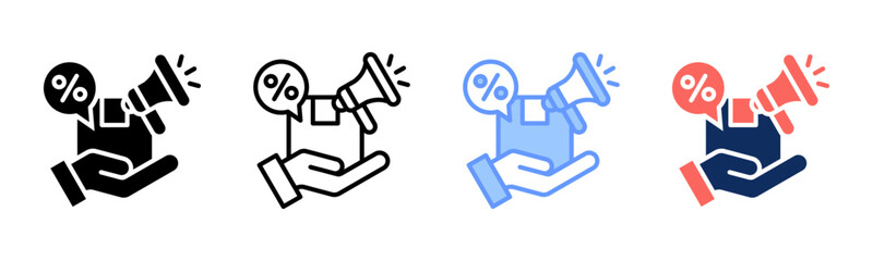 Promotion icon sheet multiple style collection