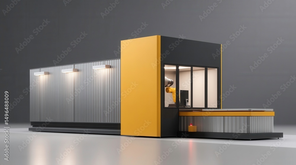 Poster automated production line machine, industrial technology, factory automation