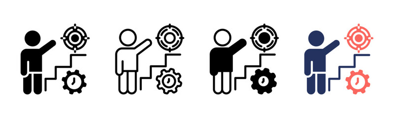 Goal icon sheet multiple style collection