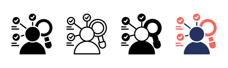 Aptitude icon sheet multiple style collection