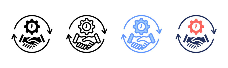 Dedication icon sheet multiple style collection