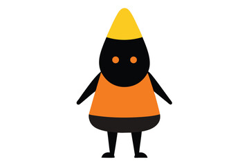 halloween cartoon orange man