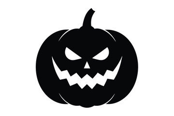 halloween pumpkin isolated on white