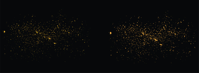 Confetti gold glitter luxury golden background design