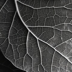 Obraz premium Close-up view of leaf veins