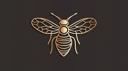 黄金の蜂 幾何学模様 デザイン