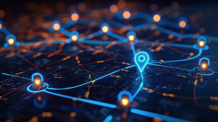 A digital interface displaying popular GPS app options for different mobile operating systems.
