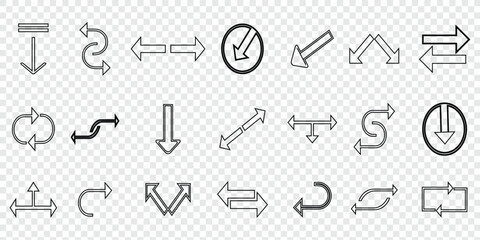 Arrow icons. arrow symbols, and arrow variations.