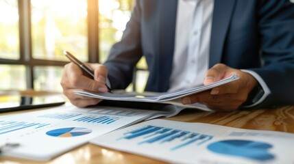 A financial advisor discussing the role of shareholder statements in investor relations.