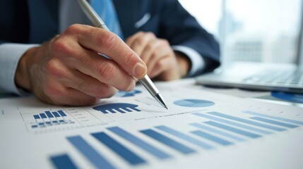 A financial advisor discussing the role of shareholder statements in investor relations.