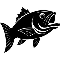 vector illustration of a fish