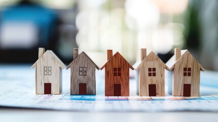 Graph displaying trends in home values