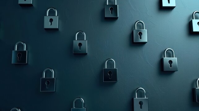 Secure online transaction with lock symbols - Powered by Adobe
