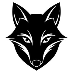 wolf head vector